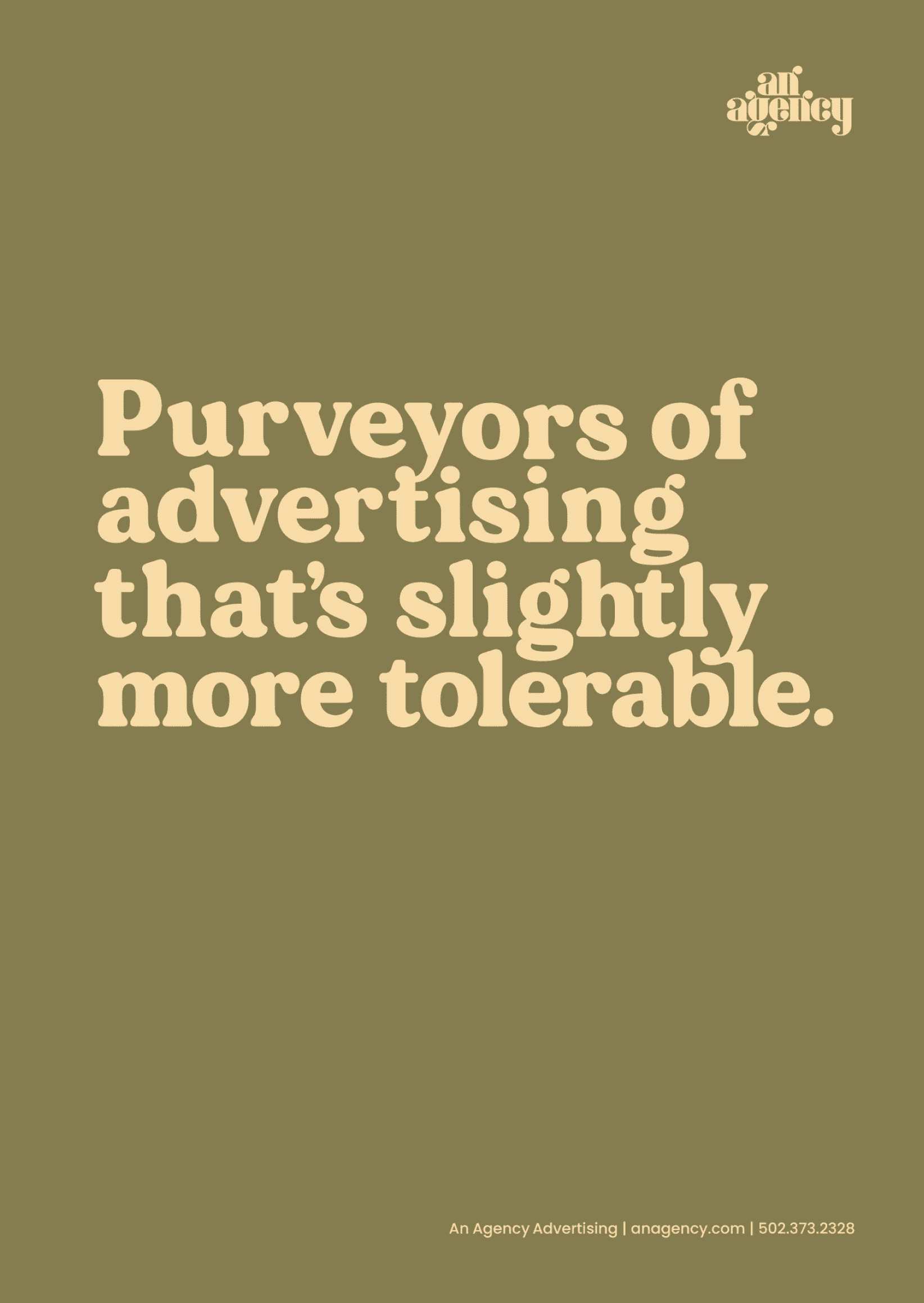 Purveyors of Advertising full-page ad