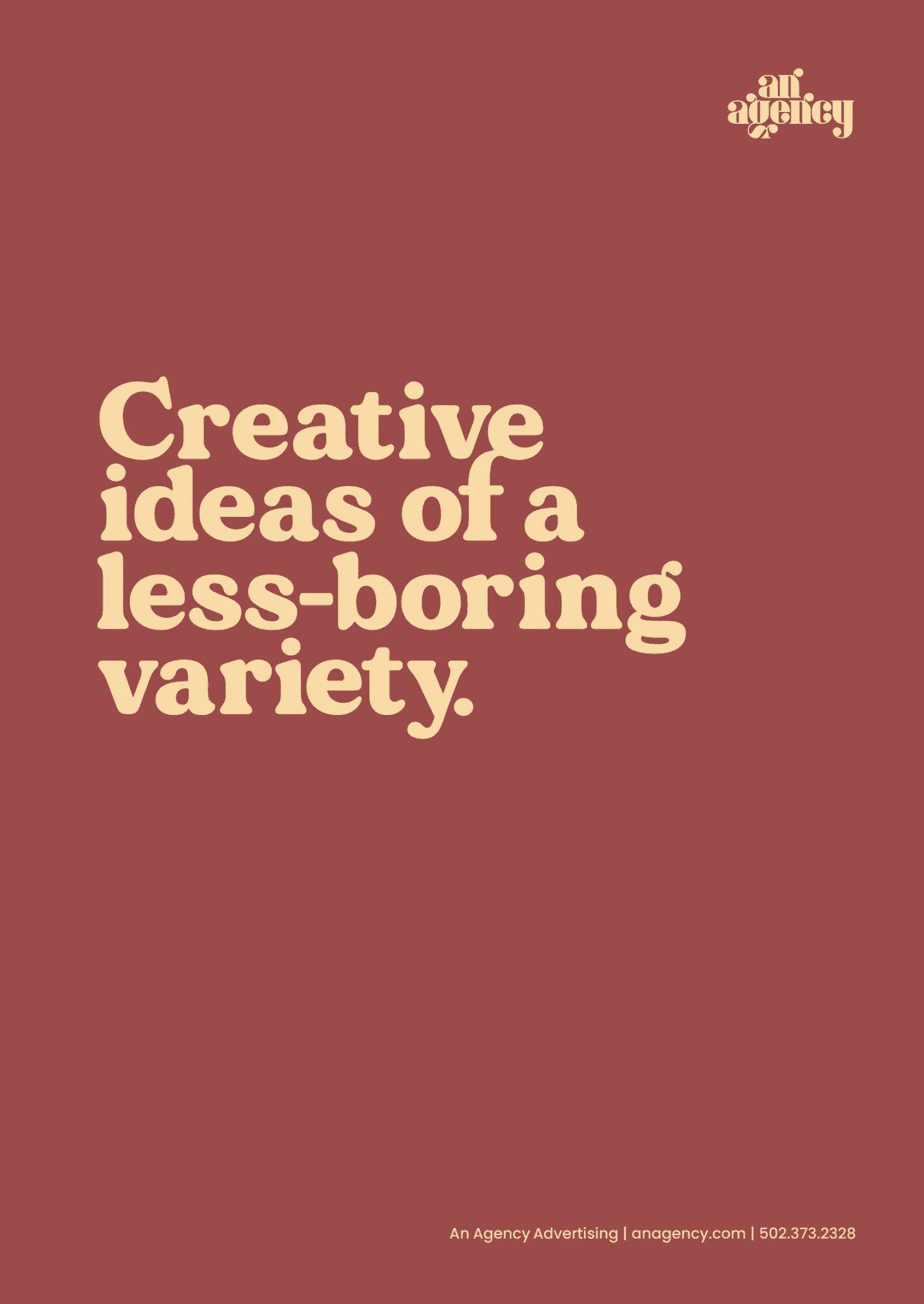 Less-Boring Ideas full-page ad