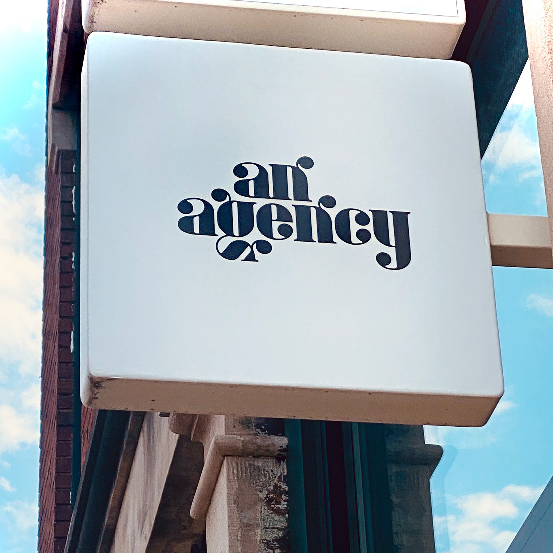 An Agency's street sign