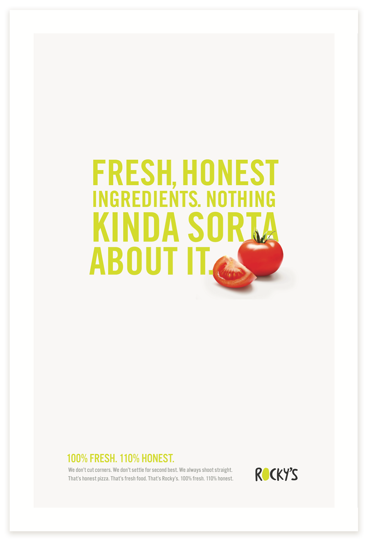Fresh, Honest poster