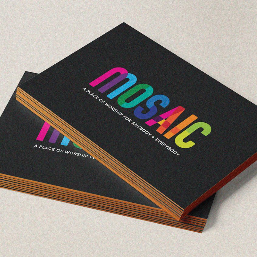 Mosaic business cards
