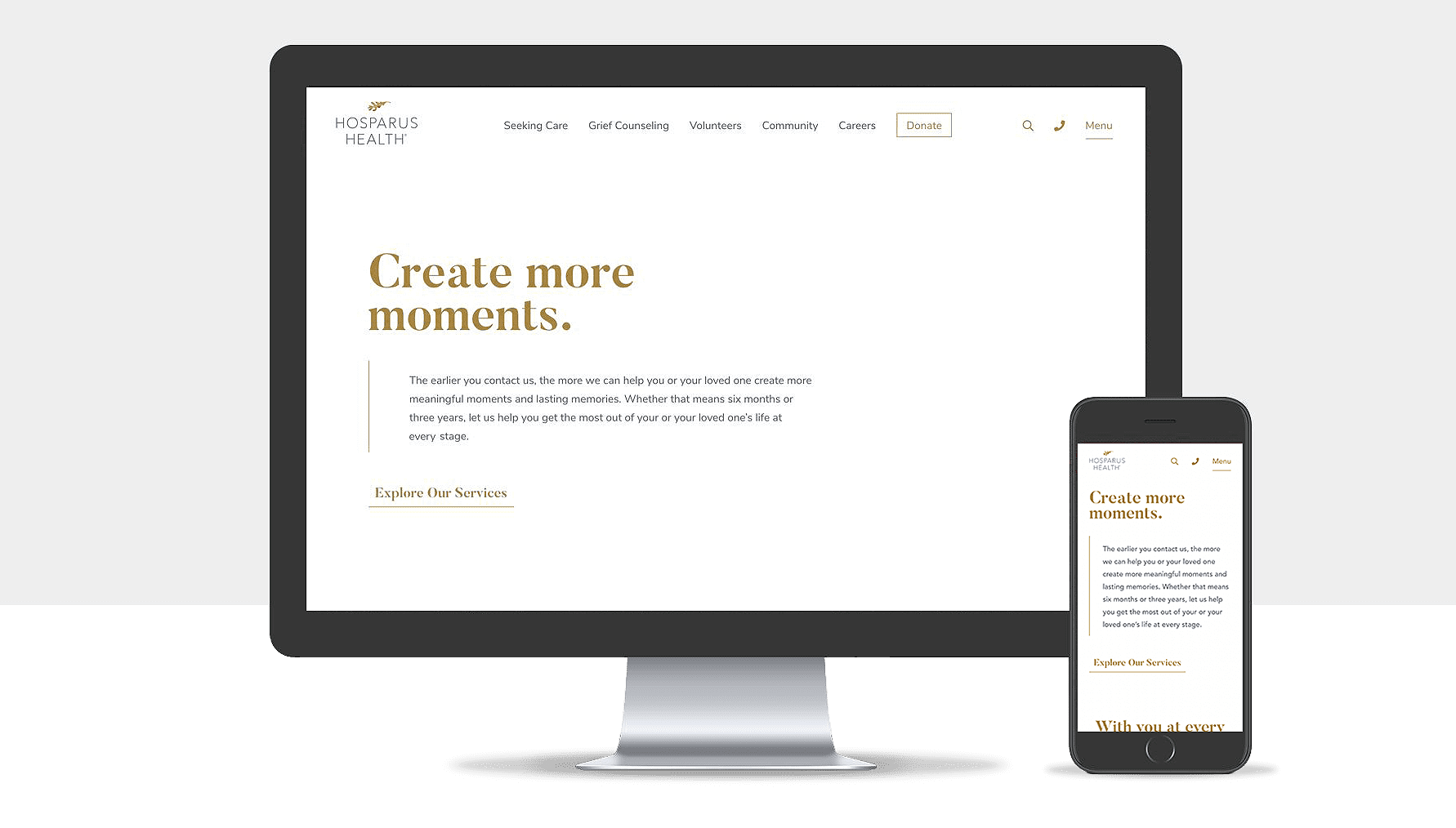 Hosparus website homepage