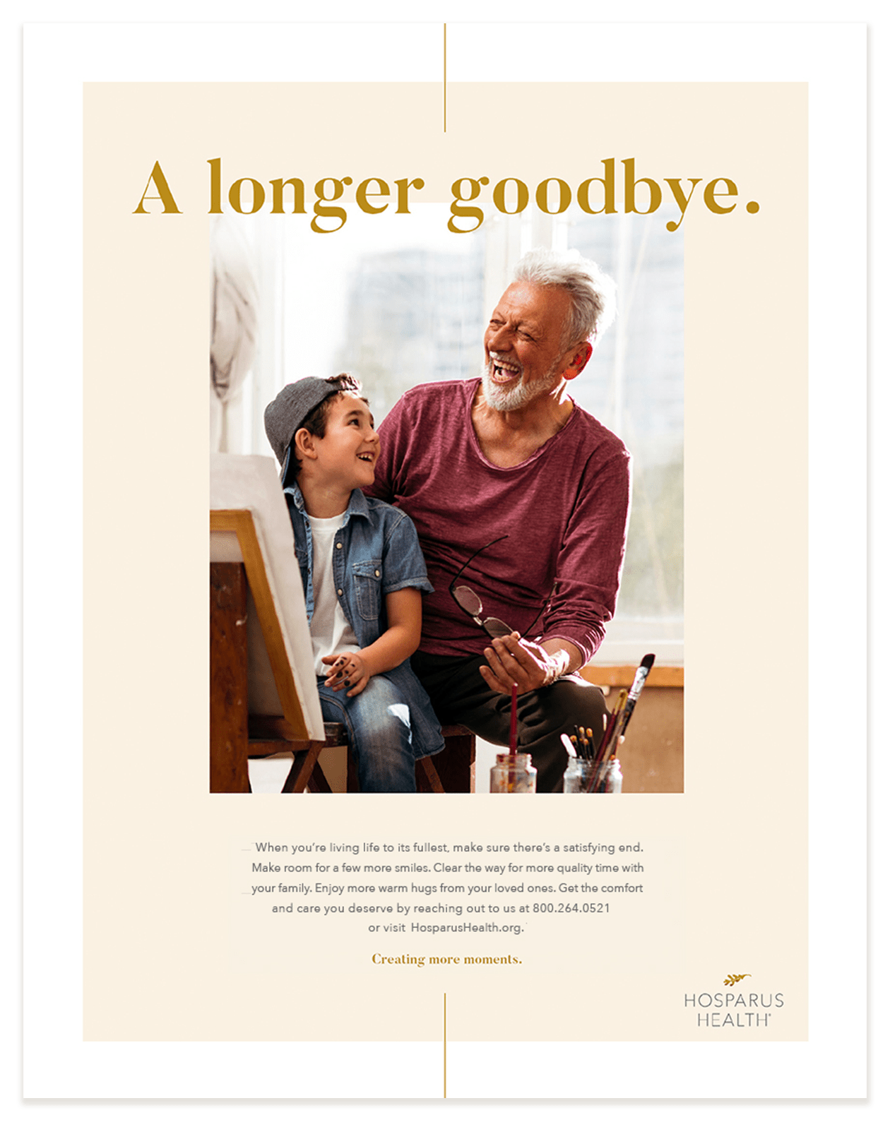 Hosparus A Longer Goodbye ad
