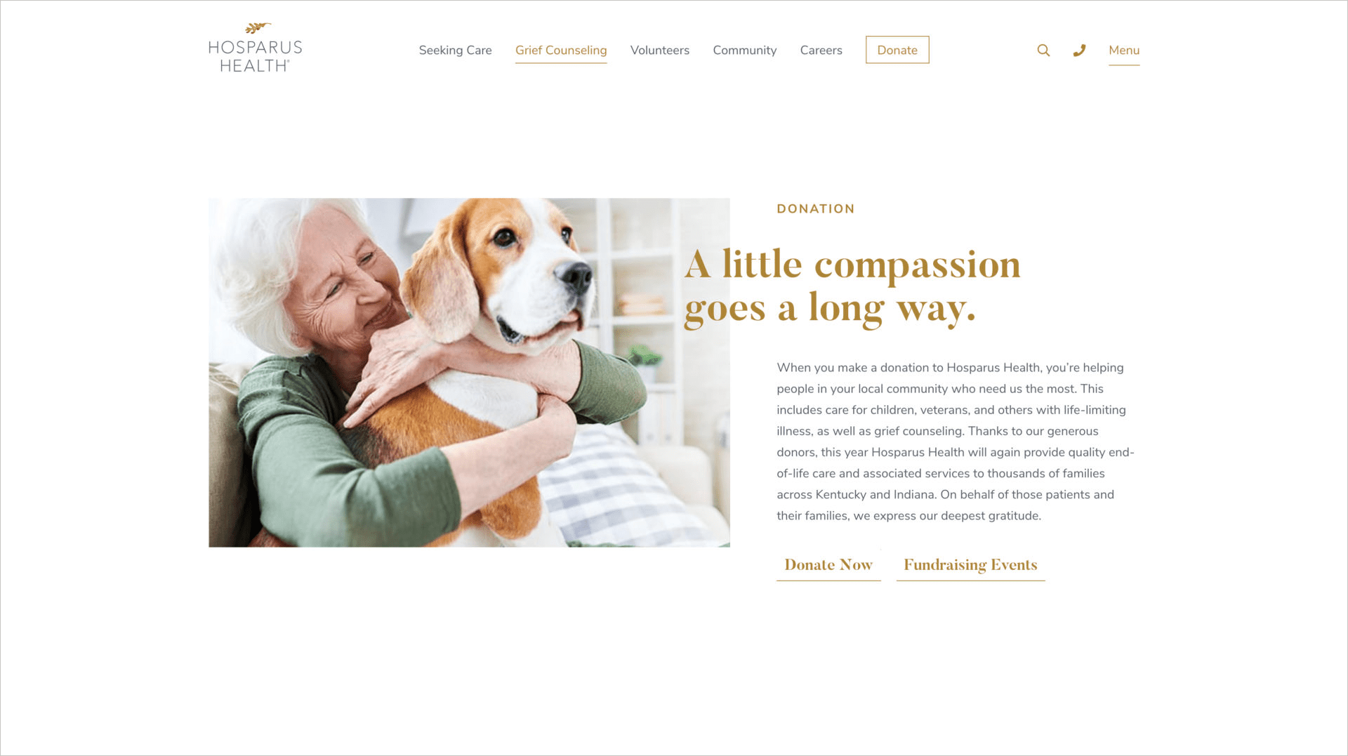 Hosparus website interior page