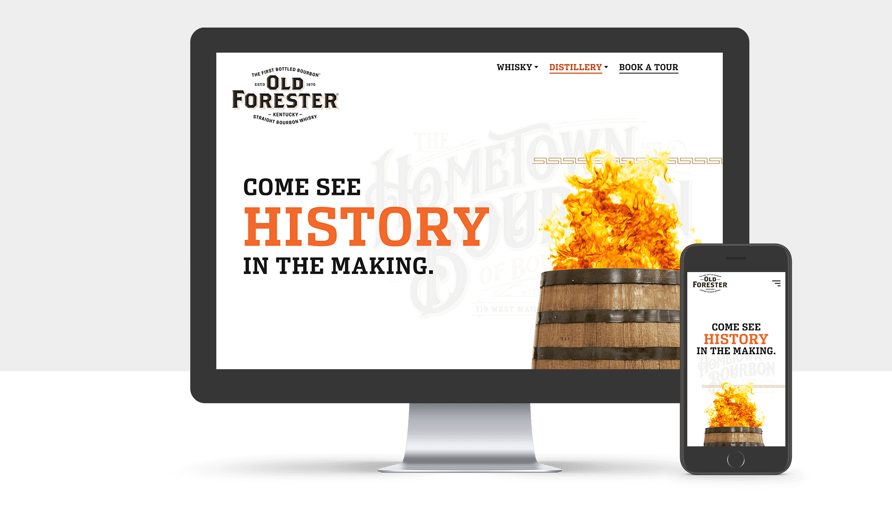 Old Forester website homepage